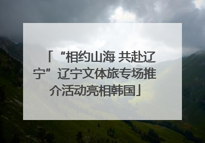 “相约山海 共赴辽宁”辽宁文体旅专场推介活动亮相韩国