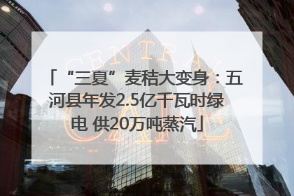 “三夏”麦秸大变身：五河县年发2.5亿千瓦时绿电 供20万吨蒸汽