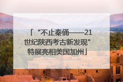 “不止秦俑——21世纪陕西考古新发现”特展亮相美国加州