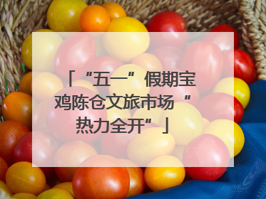 “五一”假期宝鸡陈仓文旅市场“热力全开”