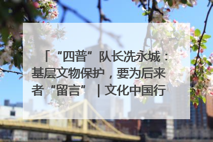 “四普”队长冼永城：基层文物保护，要为后来者“留言”｜文化中国行·我在广东找文物