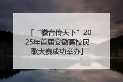 “徽音传天下”2025年首届安徽高校民歌大赛成功举办