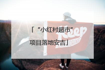 “小红村超市”项目落地安吉