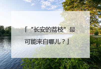 “长安的荔枝”最可能来自哪儿？