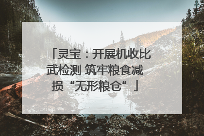 灵宝：开展机收比武检测 筑牢粮食减损“无形粮仓”