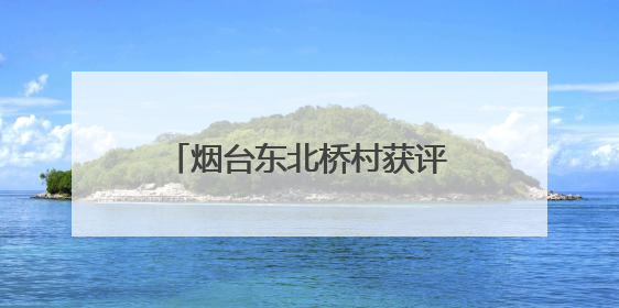 烟台东北桥村获评“全国文明村”：乡村振兴展新貌