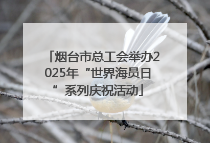 烟台市总工会举办2025年“世界海员日”系列庆祝活动