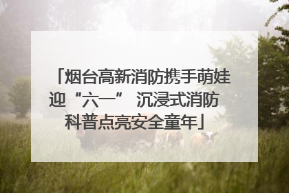 烟台高新消防携手萌娃迎“六一” 沉浸式消防科普点亮安全童年
