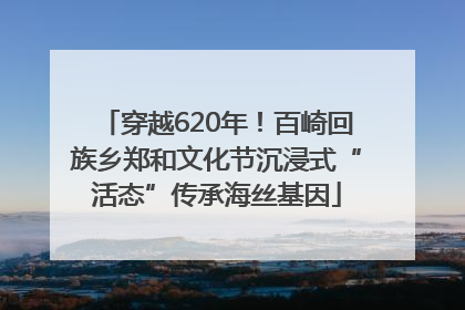 穿越620年！百崎回族乡郑和文化节沉浸式“活态”传承海丝基因