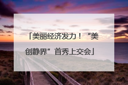 美丽经济发力！“美创静界”首秀上交会