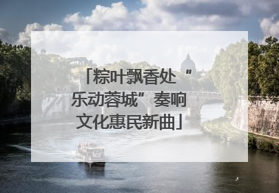 粽叶飘香处“乐动蓉城”奏响文化惠民新曲