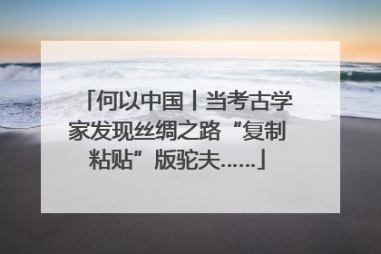 何以中国丨当考古学家发现丝绸之路“复制粘贴”版驼夫……