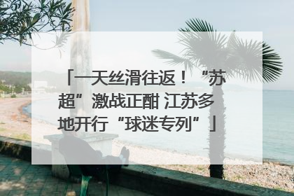 一天丝滑往返！“苏超”激战正酣 江苏多地开行“球迷专列”