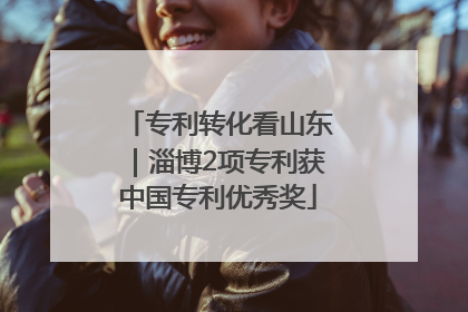 专利转化看山东｜淄博2项专利获中国专利优秀奖