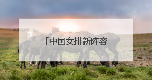 中国女排新阵容首秀取得开门红