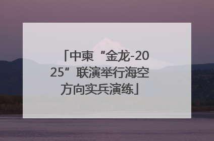 中柬“金龙-2025”联演举行海空方向实兵演练