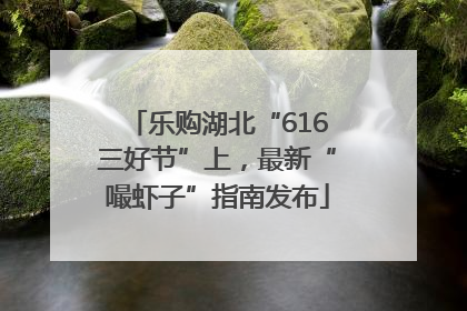 乐购湖北“616三好节”上，最新“嘬虾子”指南发布