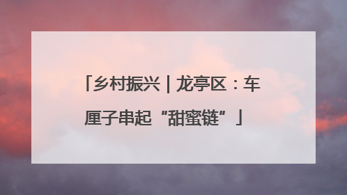 乡村振兴｜龙亭区：车厘子串起“甜蜜链”