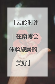 云岭时评｜在南博会体验旅居的美好