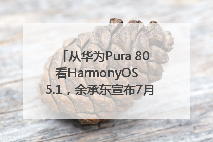 从华为Pura 80看HarmonyOS 5.1，余承东宣布7月迎来首批机型升级