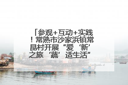 参观+互动+实践！常熟市沙家浜镇常昆村开展“爱‘新’之旅‘蔬’适生活”参观学习活动