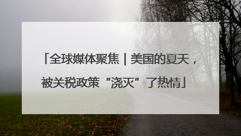 全球媒体聚焦｜美国的夏天，被关税政策“浇灭”了热情