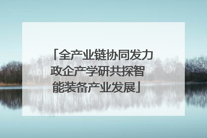 全产业链协同发力 政企产学研共探智能装备产业发展