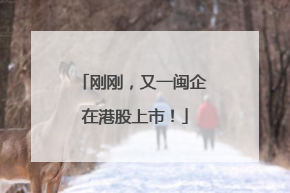 刚刚，又一闽企在港股上市！