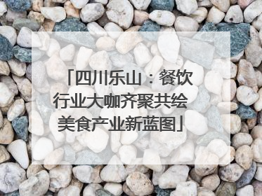 四川乐山：餐饮行业大咖齐聚共绘美食产业新蓝图