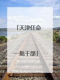 天津任命一批干部