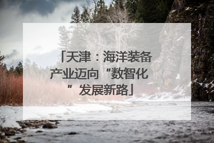 天津：海洋装备产业迈向“数智化”发展新路