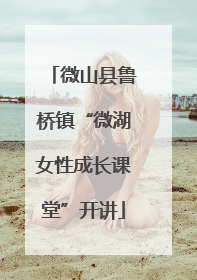 微山县鲁桥镇“微湖女性成长课堂”开讲