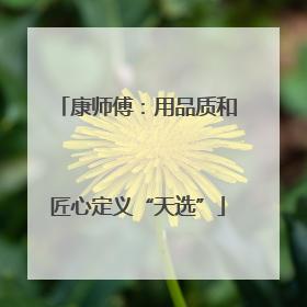 康师傅：用品质和匠心定义“天选”