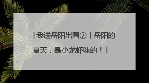 我送岳阳出圈⑦丨岳阳的夏天，是小龙虾味的！