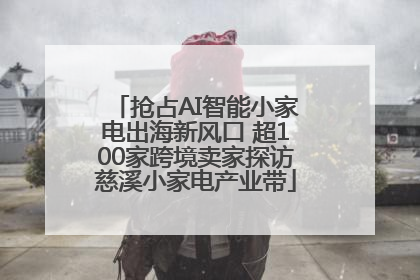 抢占AI智能小家电出海新风口 超100家跨境卖家探访慈溪小家电产业带