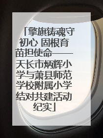 擎旗铸魂守初心 固根育苗担使命——天长市炳辉小学与萧县师范学校附属小学结对共建活动纪实