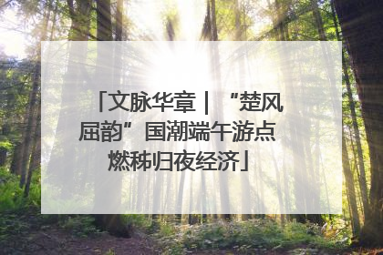 文脉华章｜“楚风屈韵”国潮端午游点燃秭归夜经济