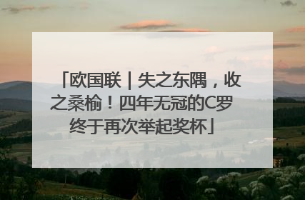 欧国联｜失之东隅，收之桑榆！四年无冠的C罗终于再次举起奖杯
