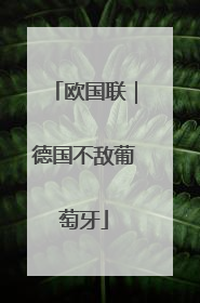欧国联｜德国不敌葡萄牙