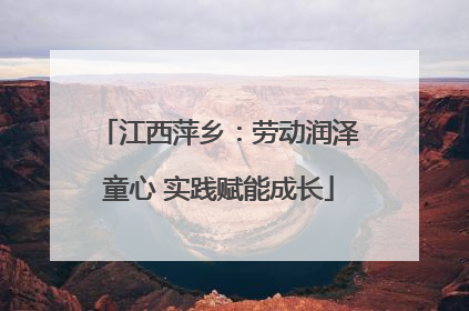 江西萍乡：劳动润泽童心 实践赋能成长