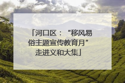 河口区：“移风易俗主题宣传教育月”走进义和大集