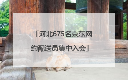 河北675名京东网约配送员集中入会