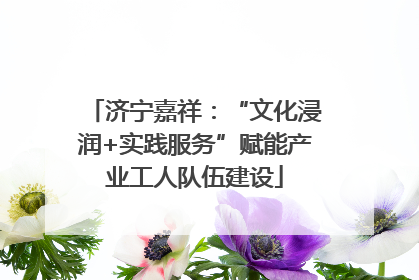 济宁嘉祥：“文化浸润+实践服务”赋能产业工人队伍建设