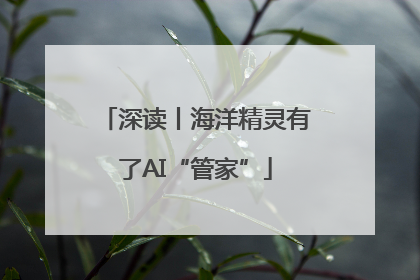 深读丨海洋精灵有了AI“管家”