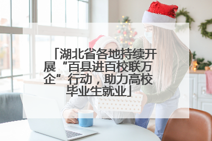 湖北省各地持续开展“百县进百校联万企”行动，助力高校毕业生就业