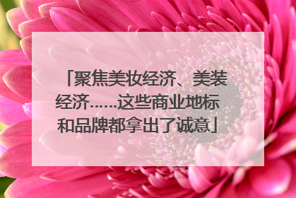 聚焦美妆经济、美装经济……这些商业地标和品牌都拿出了诚意
