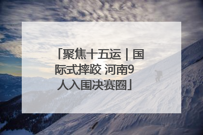 聚焦十五运｜国际式摔跤 河南9人入围决赛圈