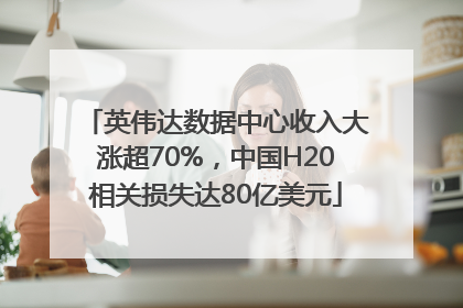 英伟达数据中心收入大涨超70%，中国H20相关损失达80亿美元