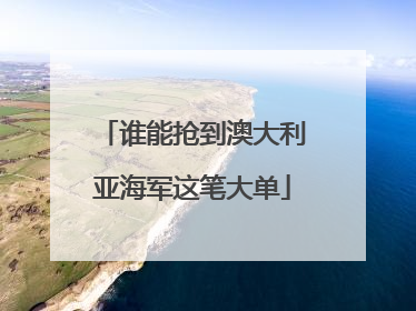 谁能抢到澳大利亚海军这笔大单