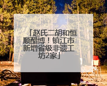 赵氏二胡和恒顺醋博！镇江市新增省级非遗工坊2家